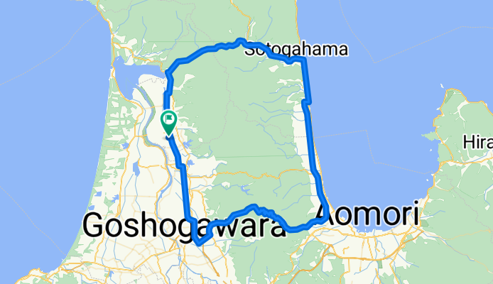 Nakasato Goshogawara Aburakawa Kanita loop