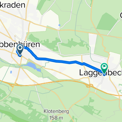Klosterstraße 25, Ibbenbüren nach Bocketaler Straße 8, Ibbenbüren