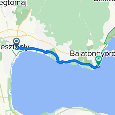 Ady Endre utca 12, Keszthely - Balaton utca 2, Balatongyörök
