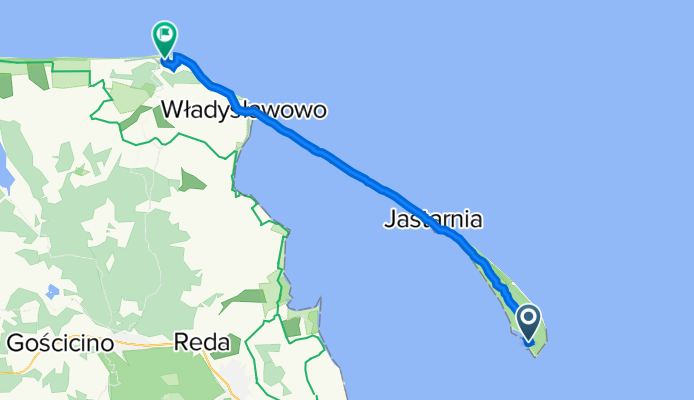 Żeglarska, Hel do Pucka 4, Jastrzębia Góra