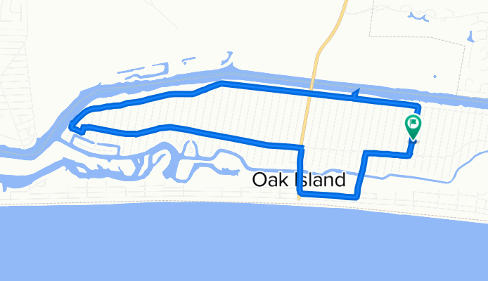 114 NE 15th St, Oak Island to 114 NE 15th St, Oak Island