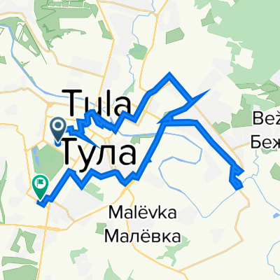 улица Фрунзе, 25, Тула до улица 9 Мая, 10, Тула