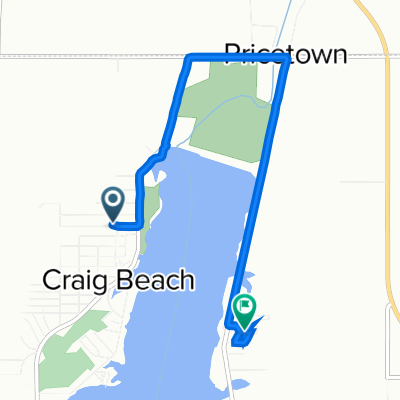 17438 Idylwild Ave, Craig Beach to 1511 Beachview Dr, Lake Milton
