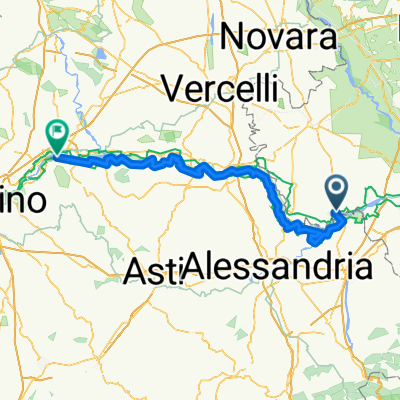 itinerario sul po tratto cairo lomellina chivasso