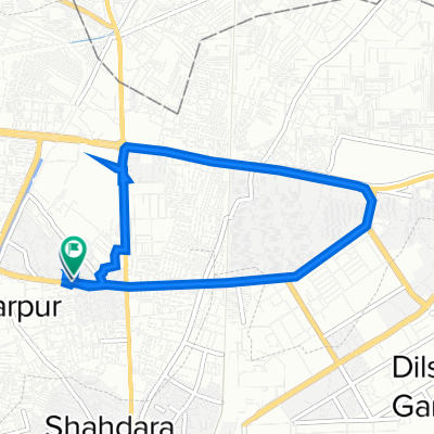 Main 100 Feet Road A-7, Delhi to E-103, Delhi