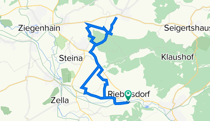 Riebelsdorf nach Trutzhain Richtung Obergrenzebach nach Trutzhain und wieder Riebelsdorf.