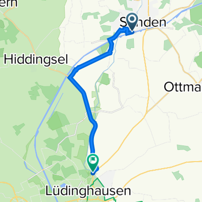 Konrad-Potts-Allee 18, Senden naar Im Ried 12–14, Lüdinghausen