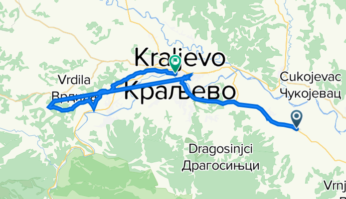 5, Вранеши to Karađorđeva, Kraljevo