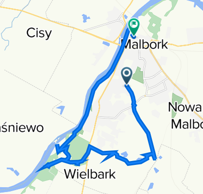 Bolesława Krzywoustego 1, Malbork do Piastowska 15, Malbork