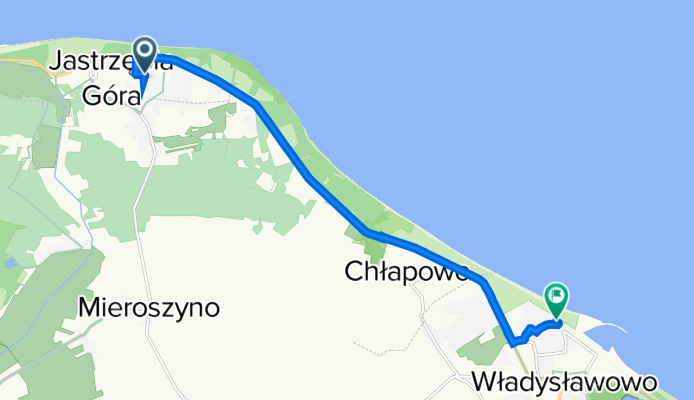 Piastowska 6, Jastrzębia Góra do Hryniewieckiego 12, Władysławowo