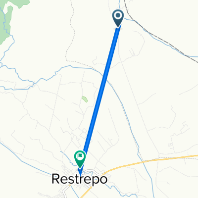 De Via a Caney Medio a Carrera 6 1091, Restrepo