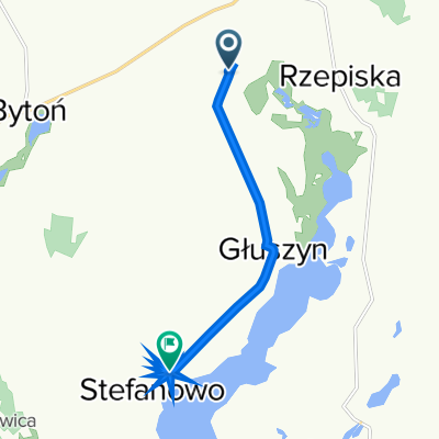 Stróżewo do Stefanowo