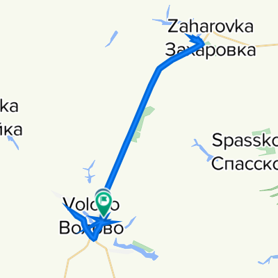 От Советская улица 108, Волово до Советская улица 96, Волово