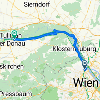 Wien ins Aubad Tulln