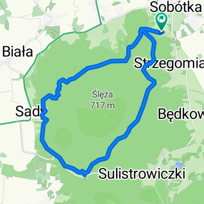 Pętelka wokół Ślęży czarnym szlakiem