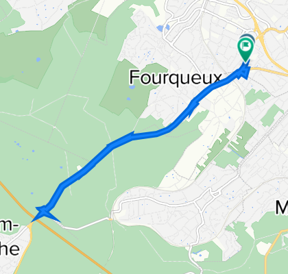 Rue de Fourqueux 72bis, Saint-Germain-en-Laye to Rue de Fourqueux 7, Saint-Germain-en-Laye