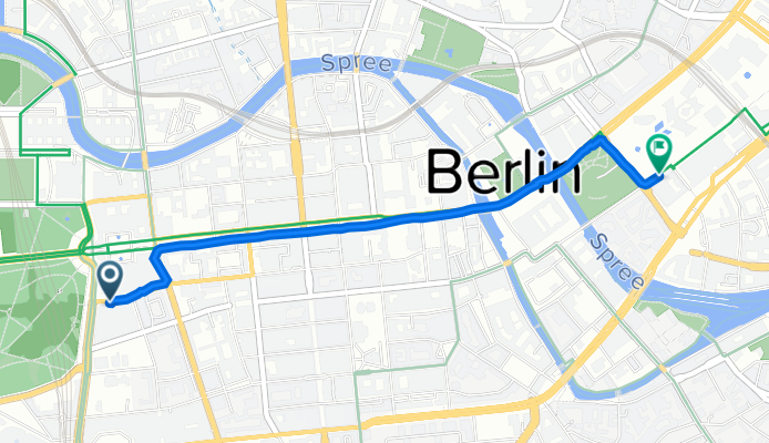 Cora-Berliner-Straße 1, Berlin nach Rathausstraße 15, Berlin
