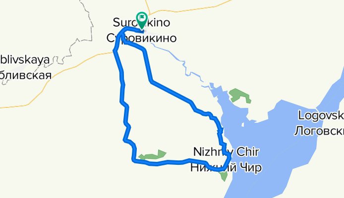 Суровикино - Верхнеосиновский - Нижний Чир - Ближнеподгорский - Ближнемельничный