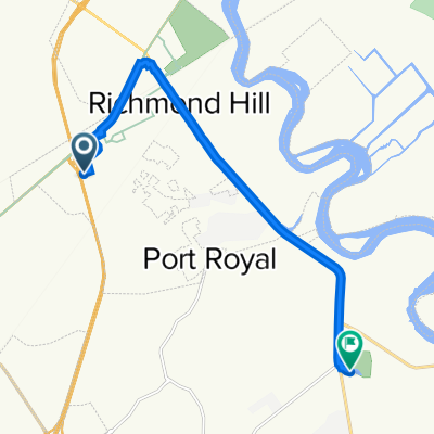 95 Eagle Nest Ln, Richmond Hill to 501–551 Veterans Memorial Pkwy, Richmond Hill