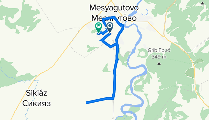 Moderate route in