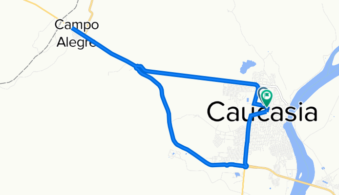 De Calle 22 10-1–10-99, Caucasia a Carrera 9a 20-104, Caucasia