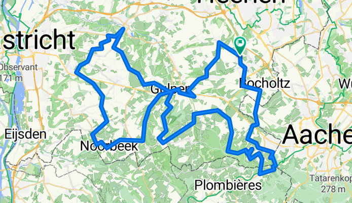 Limburg 87 km - Simpelveld - Bocholtz - Lemiers - Vaals - Vijlen - Schweiberg - Gulpen - Valkenburg - Mheer - Euverem - Partij - Eys - Simpelveld