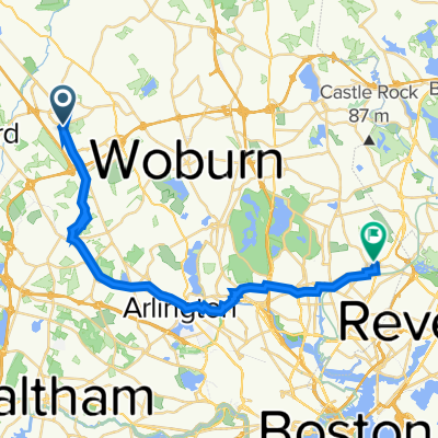 203 Middlesex Tpke, Burlington to 19 George St, Malden