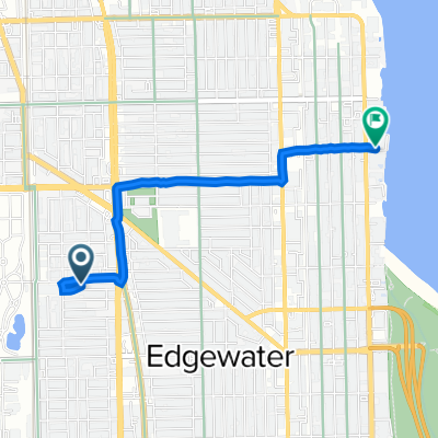 1709 W Rosehill Dr, Chicago to 6101 N Sheridan Rd, Chicago