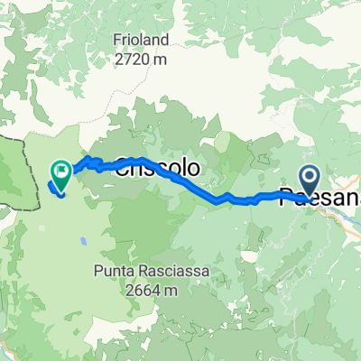 itinerario sul po tratto paesana sorgente del po monviso