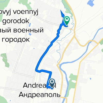 Новгородская улица, 12, Андреаполь до переулок Ломоносова, 1 к1, Андреаполь