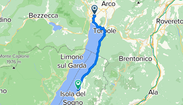 Ischia 24, Riva del Garda to Viale Roma 1, Malcesine