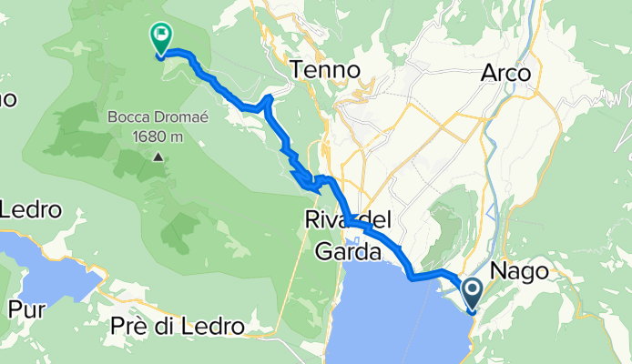 Via alla Fitta 13, Nago-Torbole nach Riva del Garda