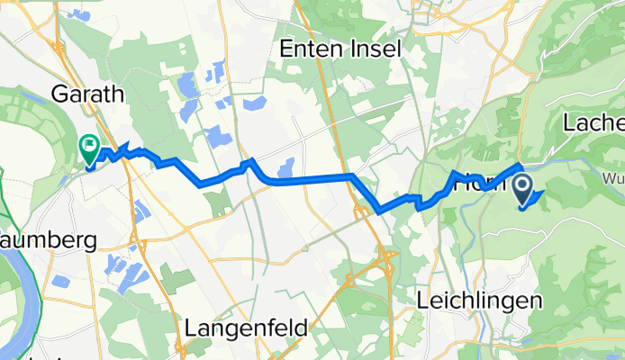 Leichlingen (Rheinland) nach Paul-Löbe-Straße 18, Düsseldorf