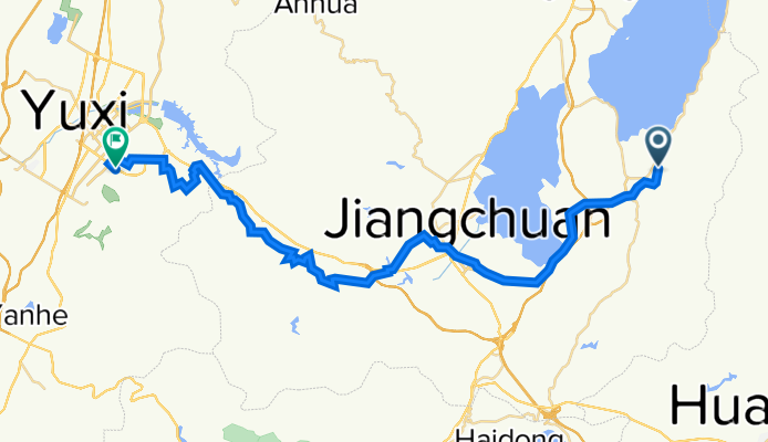 环湖公路, 玉溪市 to 瓦窑村 23, 玉溪市