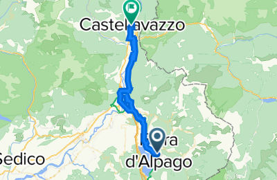 Route in der Bikemap App öffnen