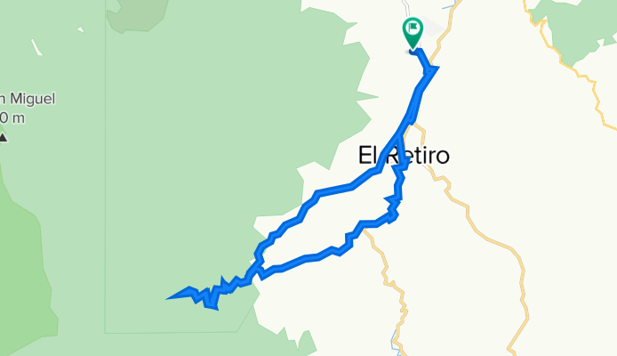 De Vía Corta El Retiro 2262 a Vía Corta El Retiro 2262