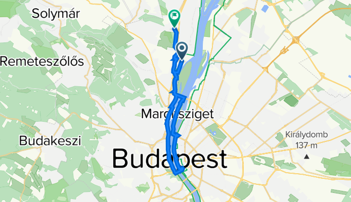 Záhony utca 7, Budapest to Körös utca 55, Budapest
