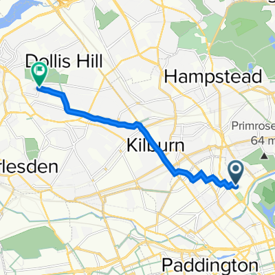 101–199 Allitsen Road, London to 40 Hamilton Road, London