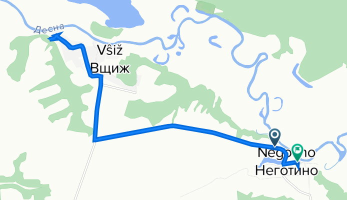 15К-825, Овстугское до Неготино, Овстугское
