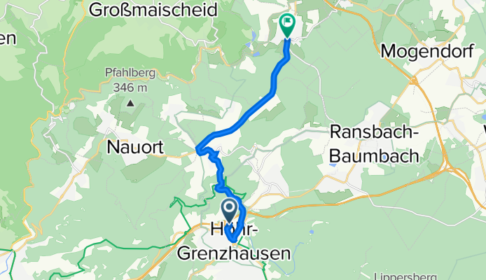 Im Zipfen 4, Höhr-Grenzhausen nach Rheinstraße 5, Wittgert