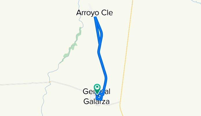 De San Martín 709, General Galarza a San Martín 709, General Galarza