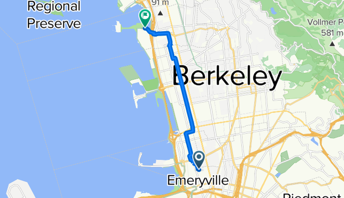 14 Emery Bay Dr, Emeryville to Albany
