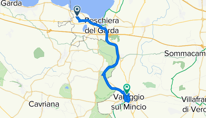 Via Bassanella, Peschiera del Garda to Valeggio sul Mincio