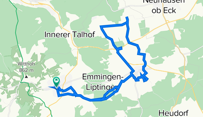 47.930° N 8.849° W nach 47.931° N 8.849° W