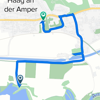 Haag an der Amper nach Freisinger Straße 3, Haag an der Amper