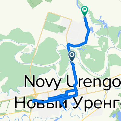 улица Центральная магистраль, Новый Уренгой до улица Северное кольцо, Новый Уренгой