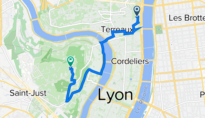 Rue Roger Violi 6, Lyon nach Fourvière, Lyon