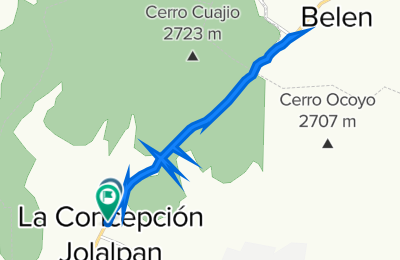 Route in der Bikemap App öffnen