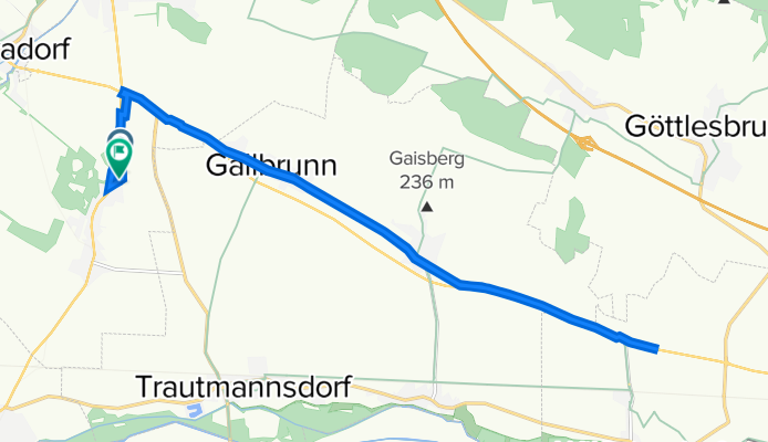 Wiener Straße 60, Margarethen am Moos nach Seefeldgasse 12, Margarethen am Moos
