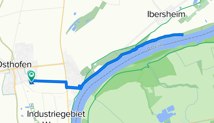 Backsteinweg 2, Osthofen to Backsteinweg 4, Osthofen